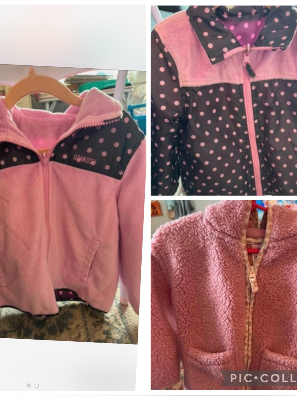 Coat bundle (2 coats, one is reversible )